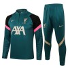 Liverpool Trainings Sweatshirt Pak Kwart-Zip 2022-23 Groene